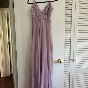 Lulus Lace Lilac Dress